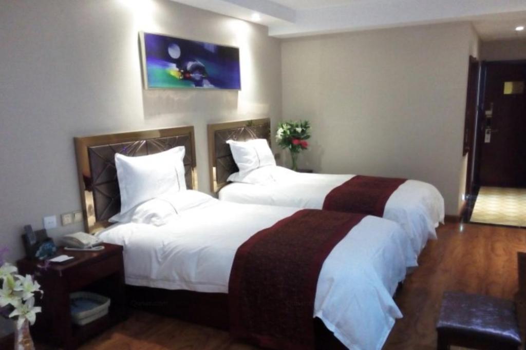 Greentree Inn Geermu Walking Street Business Hotel Golmud Exterior foto