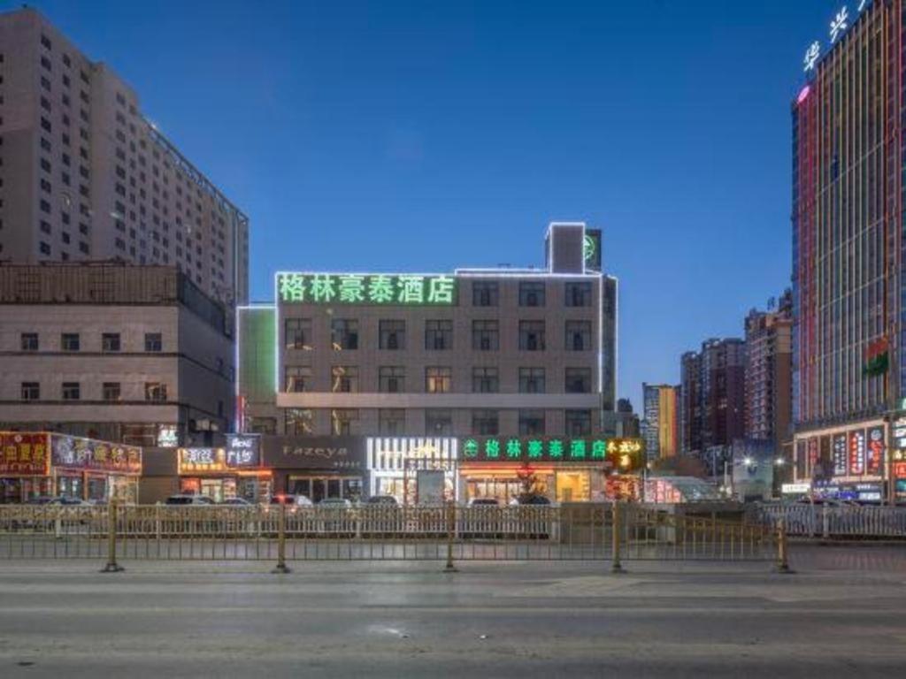 Greentree Inn Geermu Walking Street Business Hotel Golmud Exterior foto