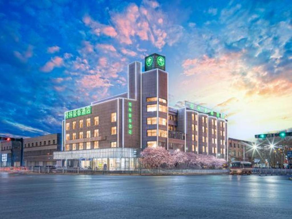 Greentree Inn Geermu Walking Street Business Hotel Golmud Exterior foto