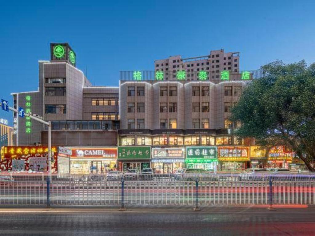 Greentree Inn Geermu Walking Street Business Hotel Golmud Exterior foto